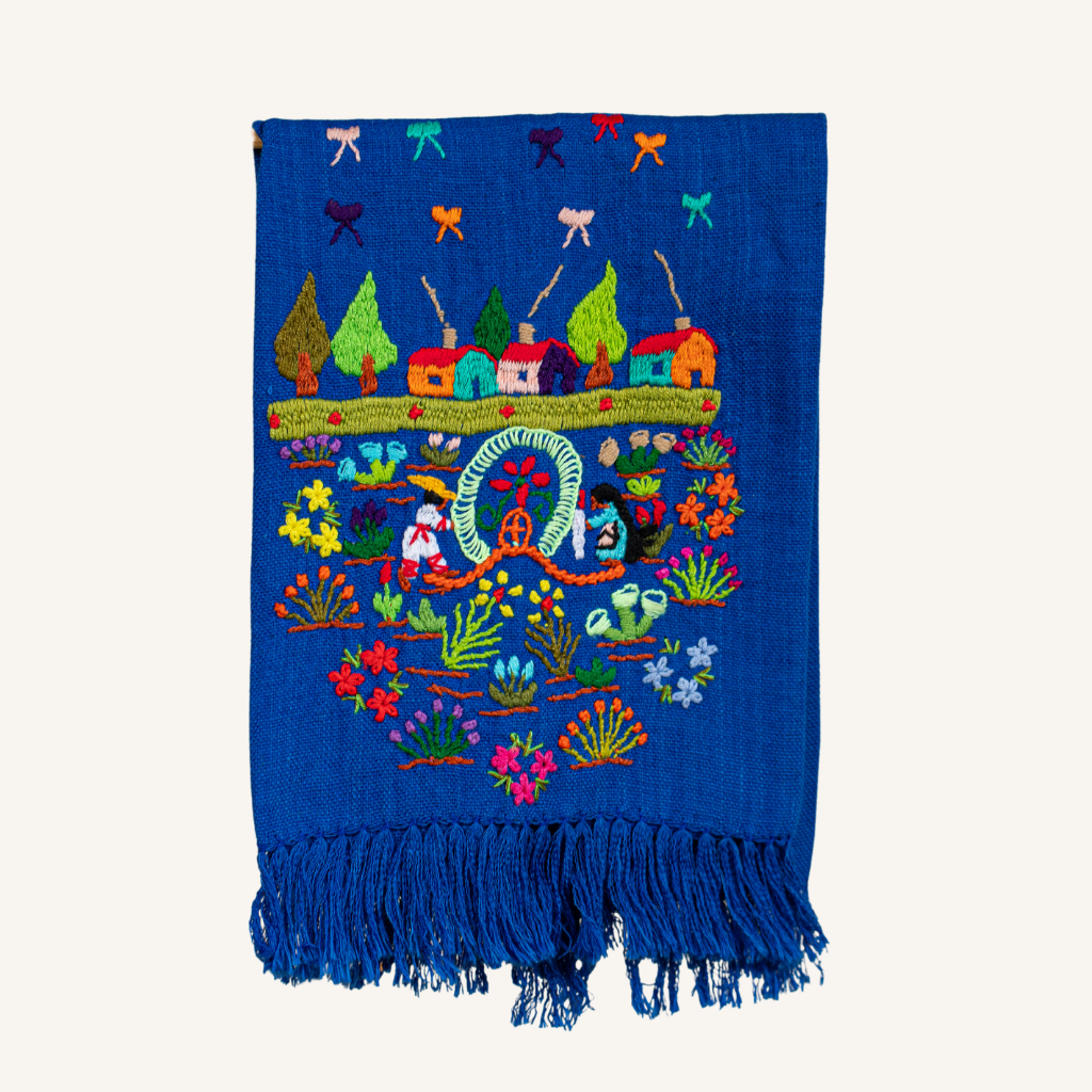 Purepecha Embroidered Towelette