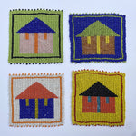 African Beaded Coasters