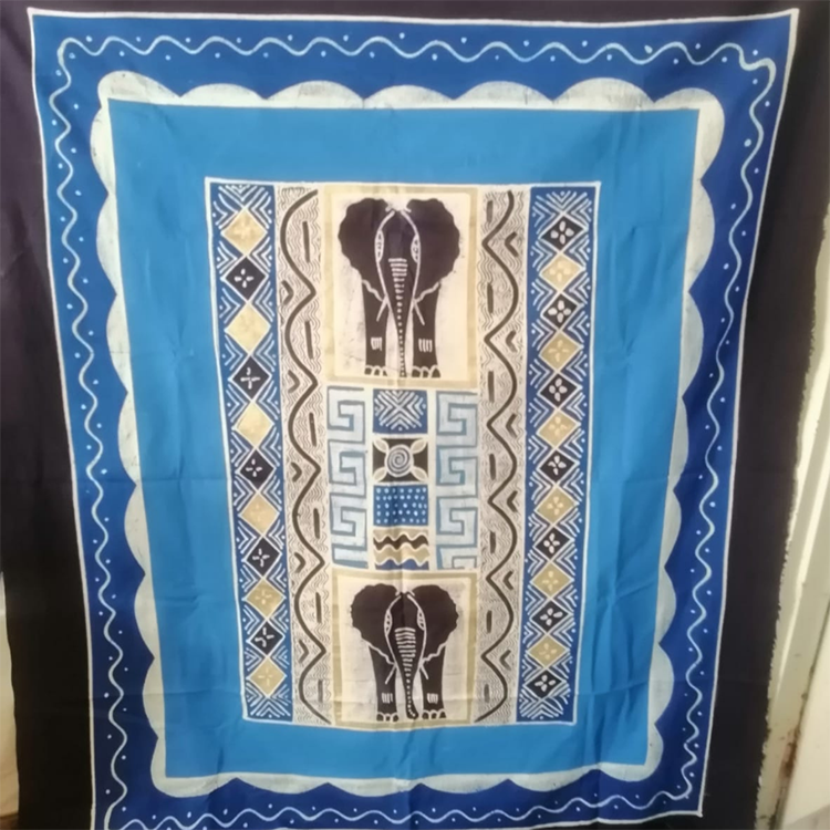 African Batik Mantelpiece
