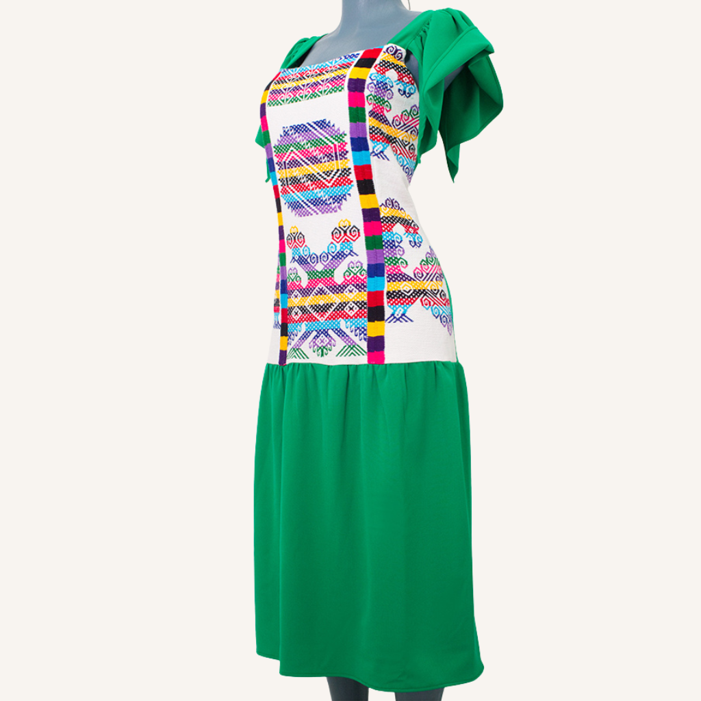 Chinantec Embroidered Dress