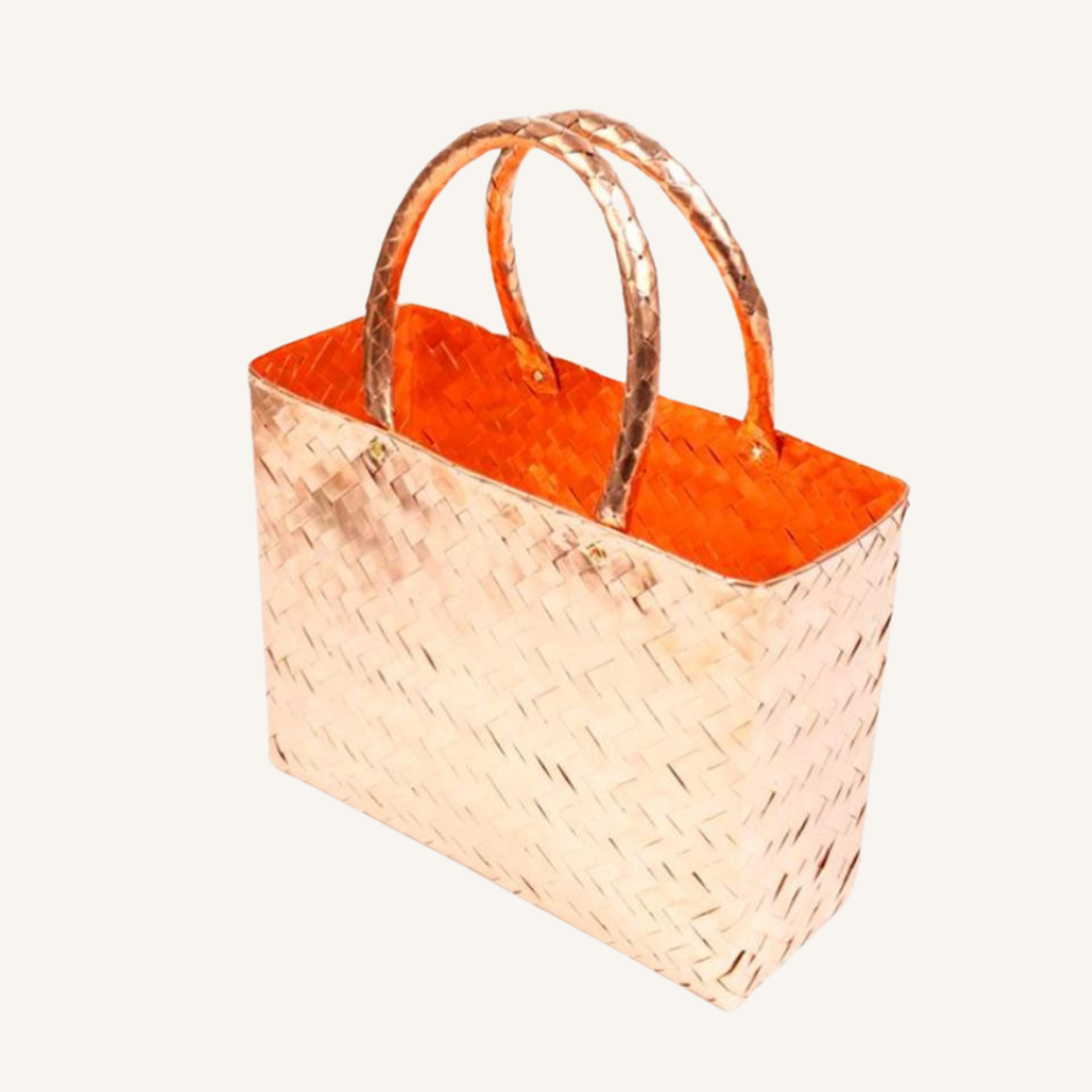 Handwoven Copper Bag