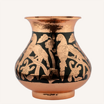 Enameled Copper Vase