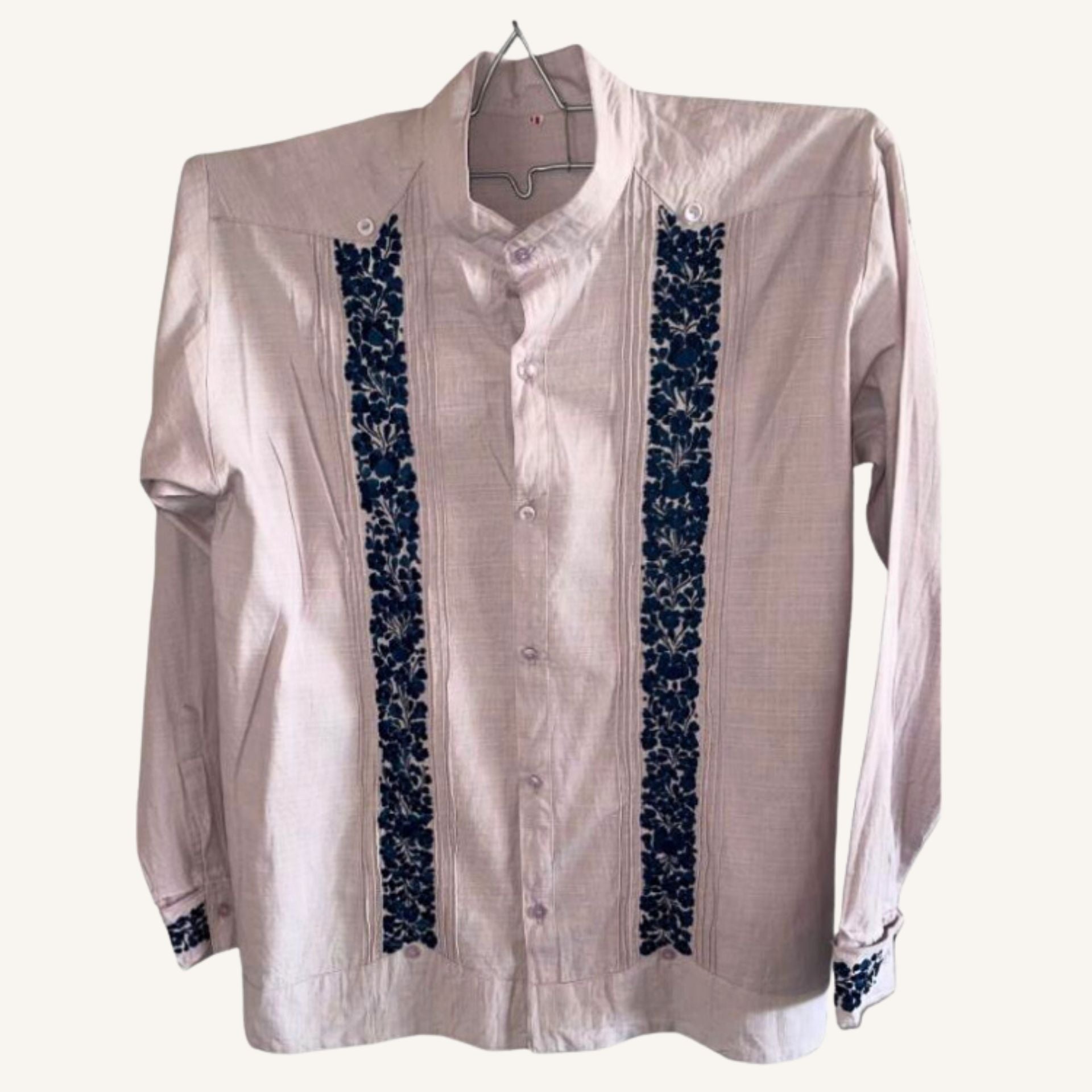 Oaxacan Silk Thread Embroidered Shirt