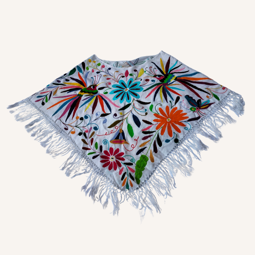 Tenango Embroidered  Quixquemetl